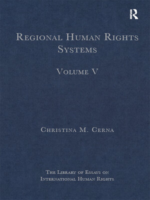 cover image of Regional Human Rights Systems